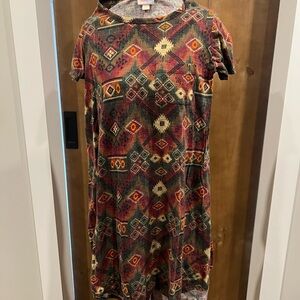 Lularoe Geometric Patterned Dress